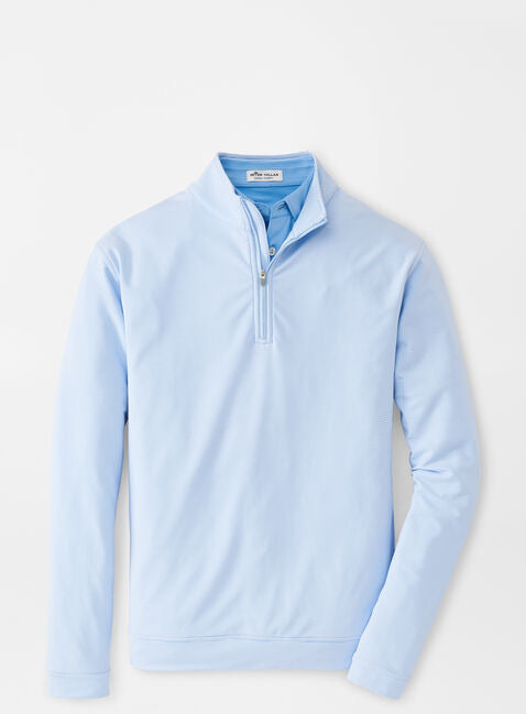 SAE Personalized Peter Millar Mini Stripe Stretch Quarter Zip