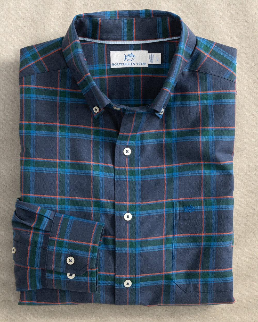 Southern Tide LS Jekyll Plaid Sportshirt 11177