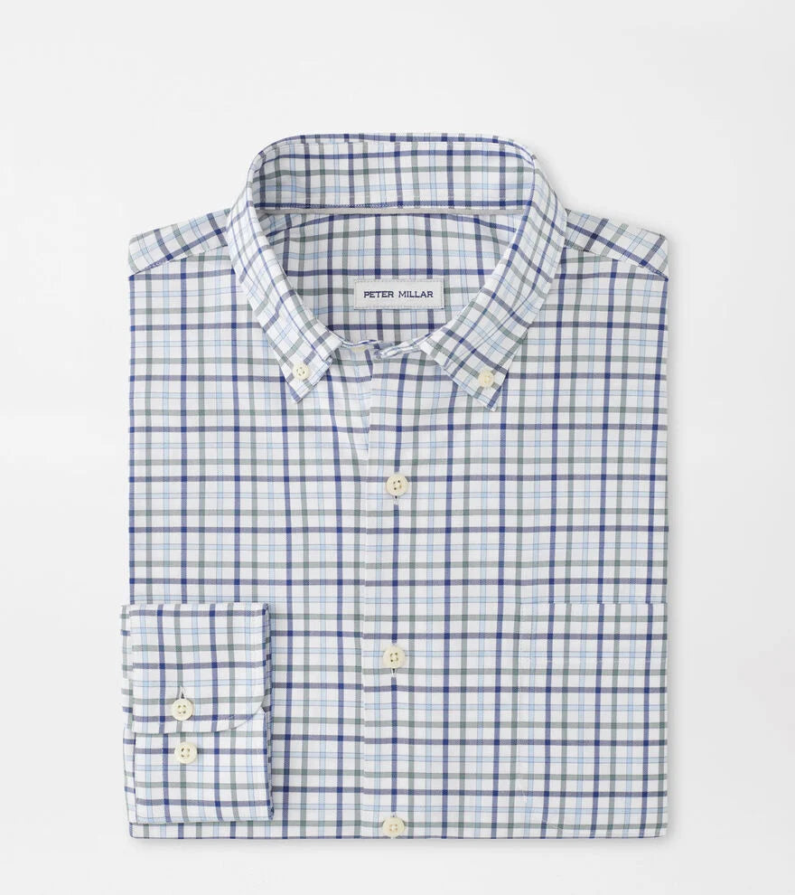 Peter Millar Calgary Crown Lite Cotton-Strecth Sport Shirt MS25W07LTB