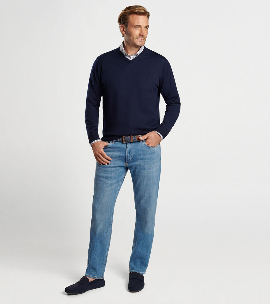 Peter Millar Autumn Crest V-Neck Sweater - MF24S02