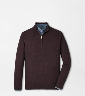 Peter Millar Nevis Twisted Quarter Zip Sweater MF24S31