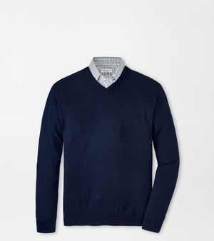 Peter Millar Autumn Crest V-Neck Sweater - MF24S02