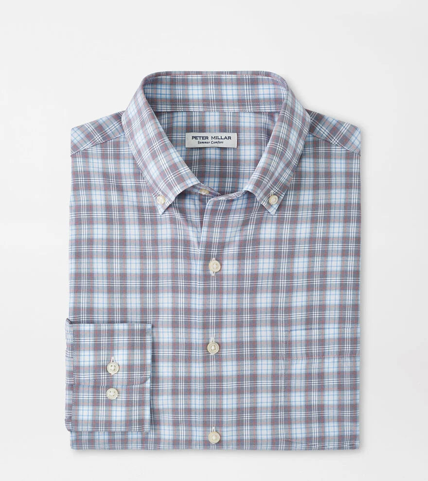 Peter Millar Watson Performance Poplin Sport Shirt MF24W45LTBP