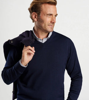 Peter Millar Autumn Crest V-Neck Sweater - MF24S02