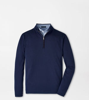 Peter Millar Albatross Cotton-Blend Pique Quarter Zip MS25XK65