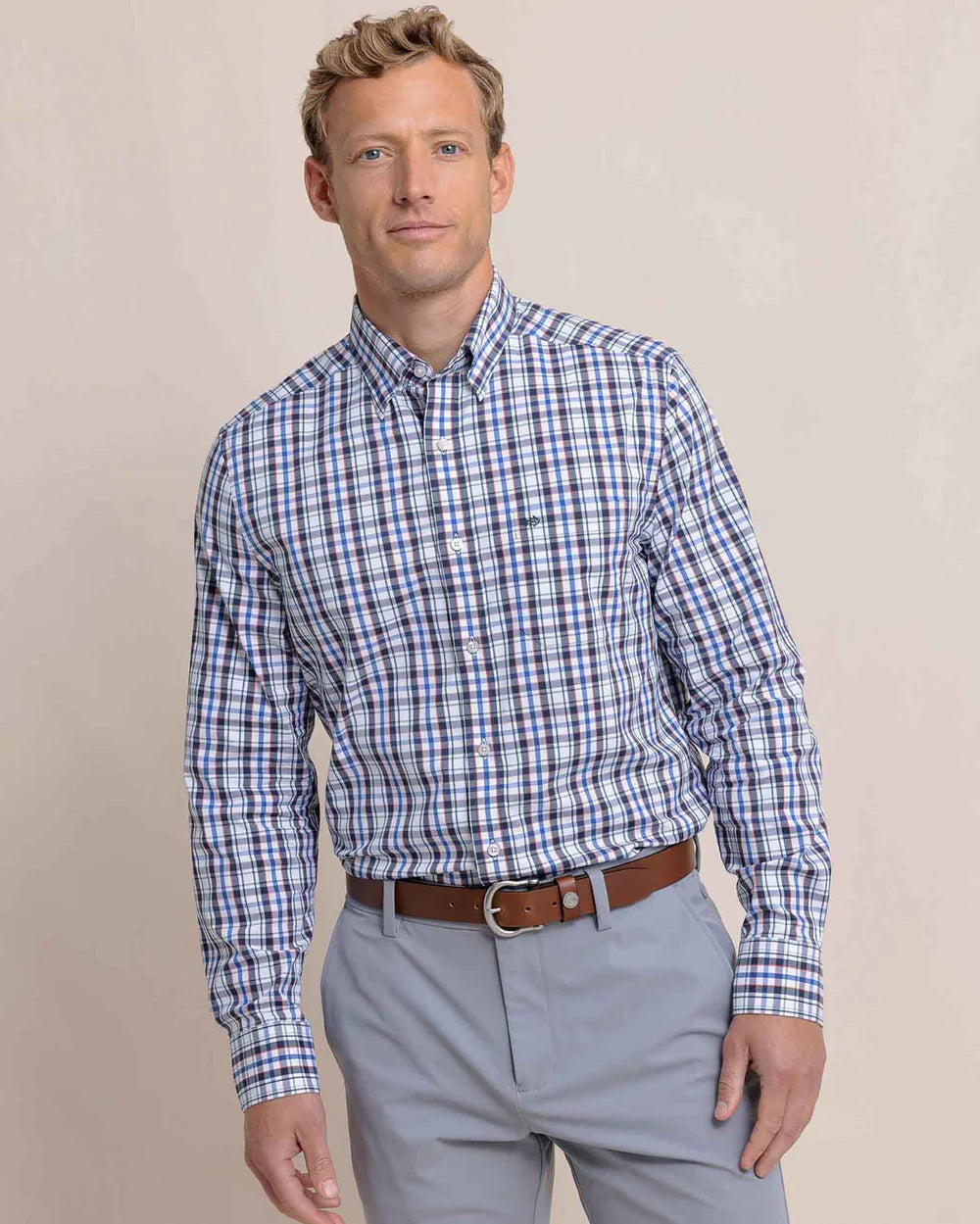 Southern Tide LS Charleston Master Plaid Sportshirt 11176