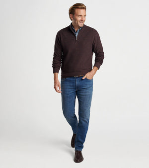 Peter Millar Nevis Twisted Quarter Zip Sweater MF24S31