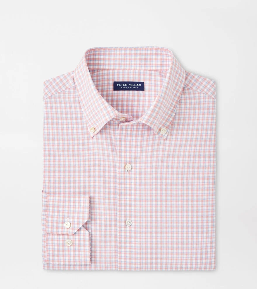 Peter Millar Mingus Performance Poplin Sport Shirt MS25XW05LTDP