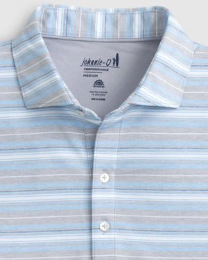 Johnnie-O Coope Striped Performance Polo JMPO7640