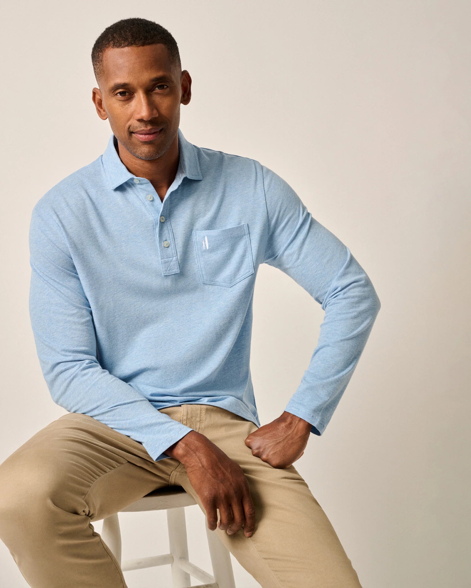 Johnnie-O Cutler Long Sleeve Original 4-Button Polo JMPL100020