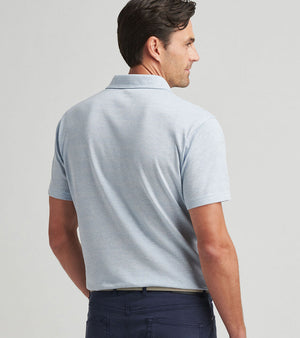 Peter Millar Harris Herringbone Short Sleeve Knit Polo MS25XK36