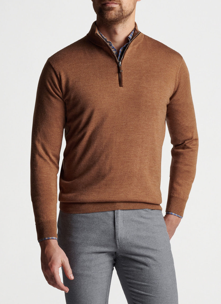 Peter Millar Crown Soft Suede Trim 1/4 Zip Sweater MF21S59 – Giovanni's  Fine Fashions